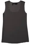 Porto Juliette Tank Top In Black In Black