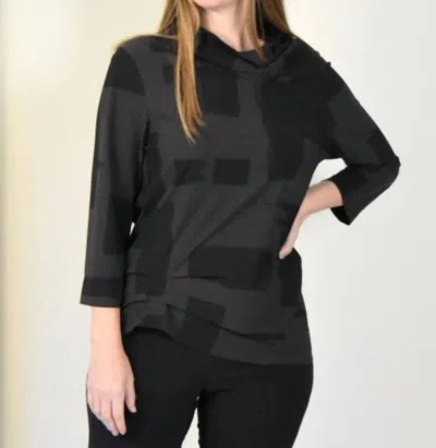 Porto Ragtime Top In Espresso Kabuki In Multi