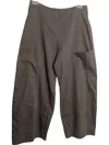 Porto Women's Wide Leg Pants In Porcini In Brown