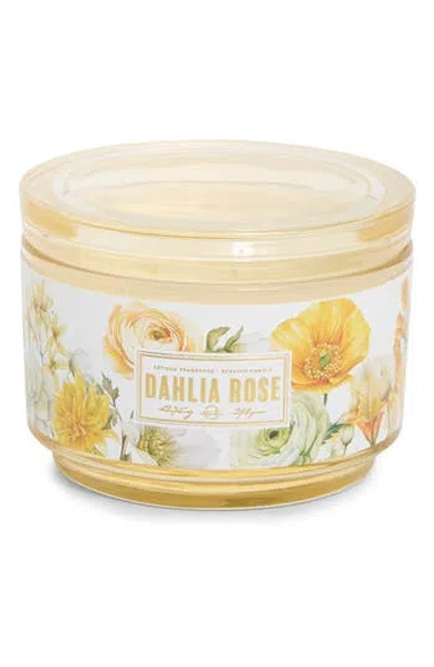Portofino Candles 3-wick Jar Candle In Yellow