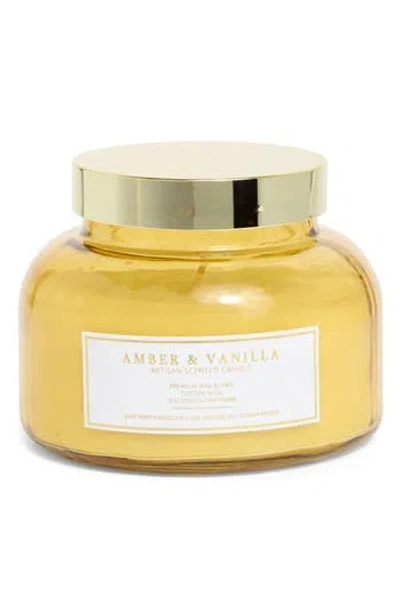 Portofino Candles Amber & Vanilla Scented Candle