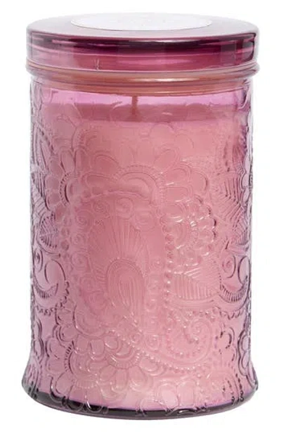 Portofino Candles Blush Peony Paisley Candle In Pink