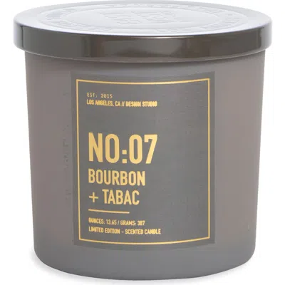 Portofino Candles Bourbon & Tabac Candle In Gray
