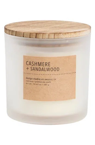 Portofino Candles Cashmere & Sandalwood Jar Candle In Brown