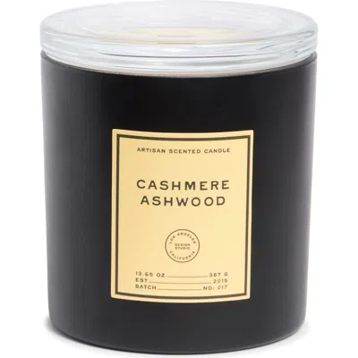 Portofino Candles Cashmere Ashwood Candle In Black
