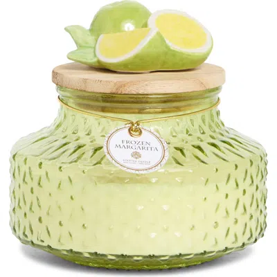 Portofino Candles Ceramic Top Garden Jar Candle