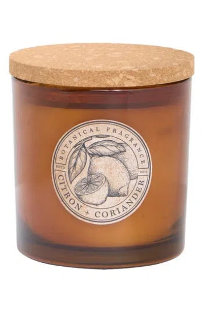 Portofino Candles Citron & Coriander Jar Candle In Brown