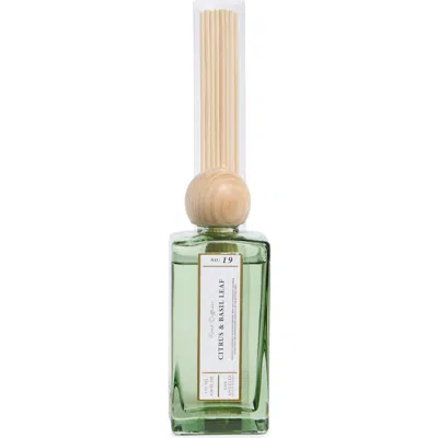 Portofino Candles Citrus & Basil Leaf Reed Diffuser In White