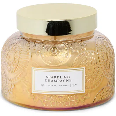 Portofino Candles Deco Garden Jar Candle In Gold