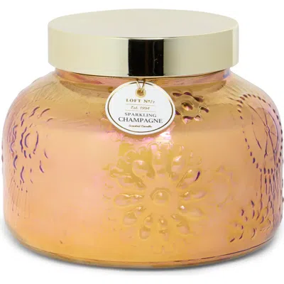 Portofino Candles Deco Garden Jar Candle In Champagne Luster