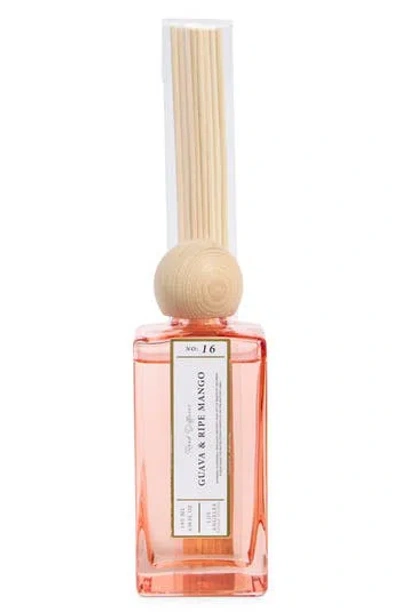 Portofino Candles Guava & Ripe Mango Reed Diffuser In Pink