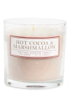 Portofino Candles Hot Cocoa & Marshmallow Scented Candle In Brown