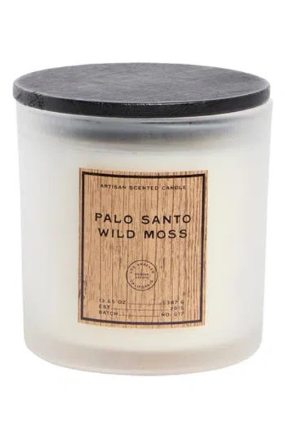 Portofino Candles Palo Santo Wild Moss Jar Candle In Black