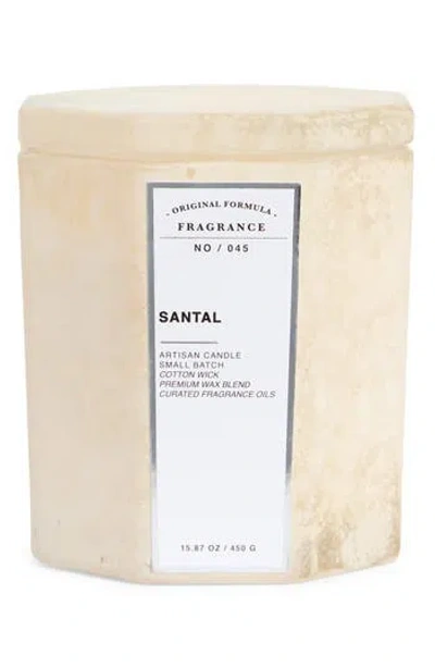 Portofino Candles Sandblasted Scented Jar Candle In Neutral
