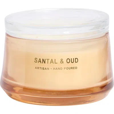Portofino Candles Santal & Oud Candle In Brown