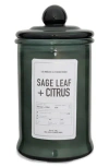 Portofino Candles Set Of 2 Lab Jar Candles In Green