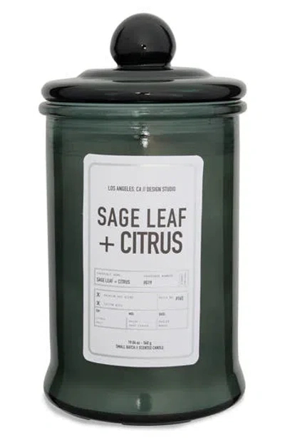 Portofino Candles Set Of 2 Lab Jar Candles In Green