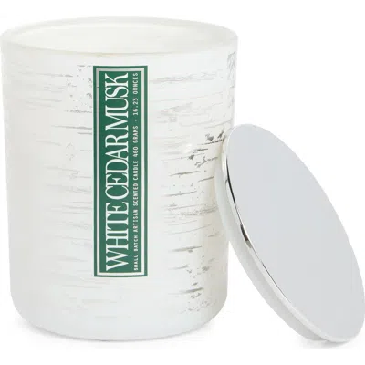 Portofino Candles Tall Glass Jar Candle In Green