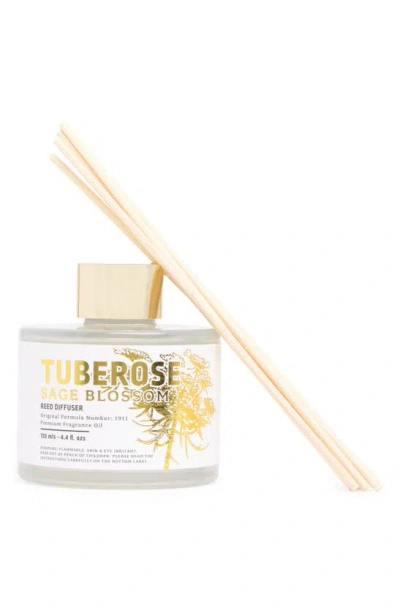 Portofino Candles Tuberose Sage Blossom Reed Diffuser In Gray