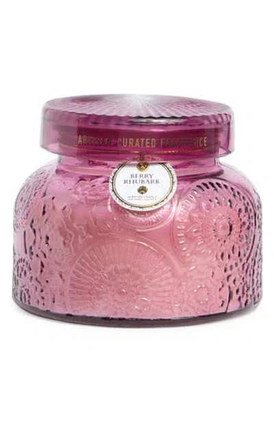 Portofino Candles Victorian Rose Decorative Garden Jar Candle In Pink