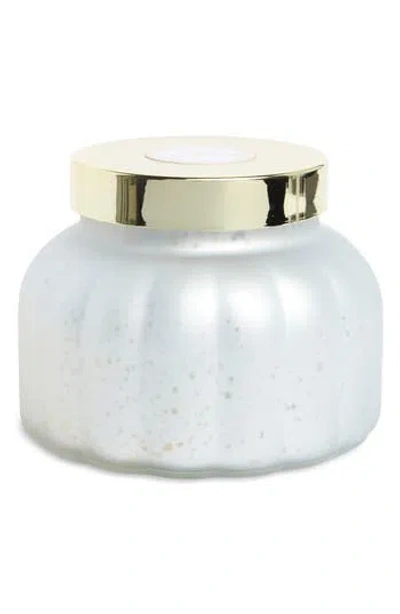 Portofino Candles White Pumpkin Chai Jumbo Mercury Glass Candle