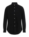 Portofiori Man Shirt Black Size L Cotton