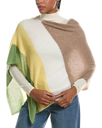 Portolano 100% Cashmere Poncho In Brown