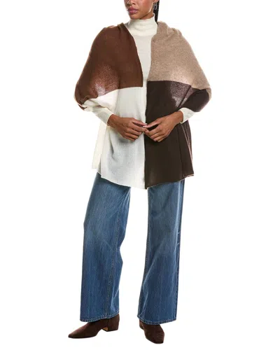 Portolano 100% Cashmere Wrap In Burgundy