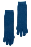 Portolano 13" Cashmere Gloves In Blue