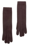 Portolano 13" Cashmere Gloves In Brown