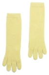 Portolano 13" Cashmere Gloves In Yellow