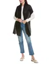 Portolano Lightweight Wrap In All Over Openwork St In Black
