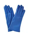 Portolano Basic Blue Sail Cashmere Lined Gloves In Blue