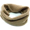 Portolano Basketweave Stitch Cashmere Infinity Scarf In Heather Copper