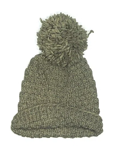 Pre-owned Portolano Beanie Hat In Brown