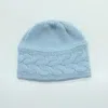 Portolano Beanie Hat With Cables In Blue