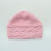 Portolano Beanie Hat With Cables In Pink