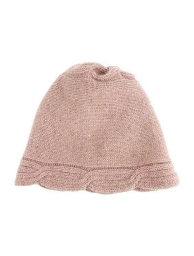 Pre-owned Portolano Beanie In Pink