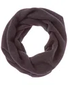 Portolano Black Cashmere Scarf In Black