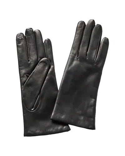 Portolano Black Leather Gloves