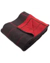 Portolano Blanket In Square Pattern With Piping