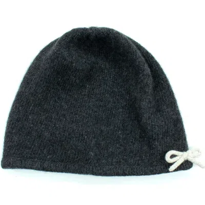 Portolano Bow Beanie In Blue