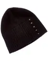 Portolano Buttons Wool & Cashmere-blend Hat In Brown