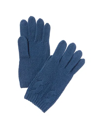 PORTOLANO PORTOLANO CABLE CASHMERE TECH GLOVES