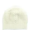 Portolano Cable Knit Cashmere Beanie In Neutral
