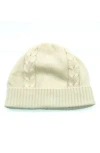 Portolano Cable Knit Cuff Beanie In Neutral