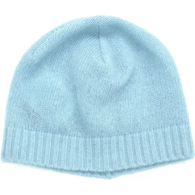 Portolano Cashmere Beanie In Baby Blue