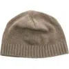 Portolano Cashmere Beanie In Nile Brown
