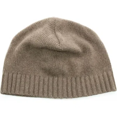 Portolano Cashmere Beanie In Nile Brown