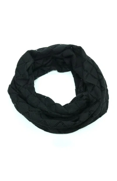 Portolano Cashmere And Silk Loop Scarf In Metallic